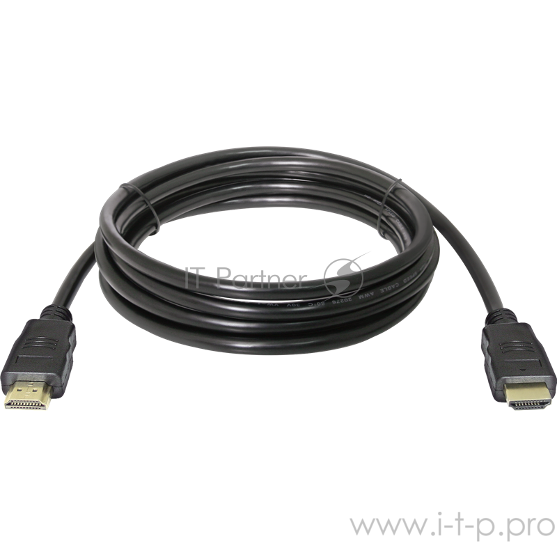 Кабель HDMI TO HDMI 3M 87457 DEFENDER Цифровой кабель HDMI-10 HDMI M-M, ver1.4, 3м