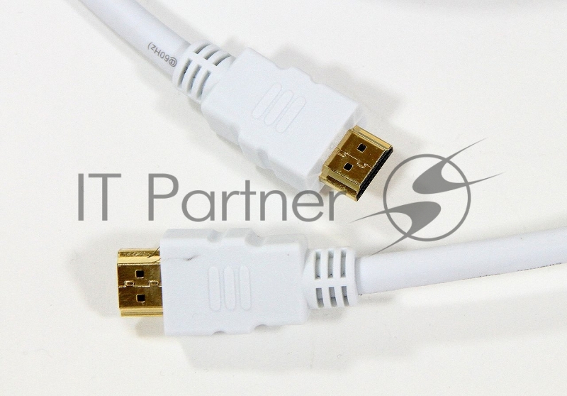 Кабель HDMI 19M/M ver 2.0, 10М, 2 фильтра, белый Aopen ACG711DW-10M