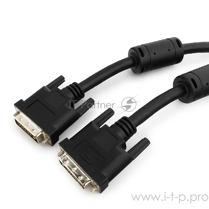 Кабель DVI-D single link Gembird/Cablexpert, 19M/19M, 4.5м, черный, экран, феррит.кольц