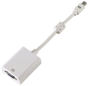 Адаптер Video Hama VGA HD15 (f)/mini DisplayPort (m) 0.1м (00053247)