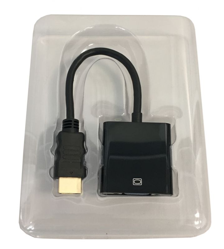 Адаптер Hama Bulk OEM 545690001 HDMI (m) VGA (f) 0.1м без упаковки