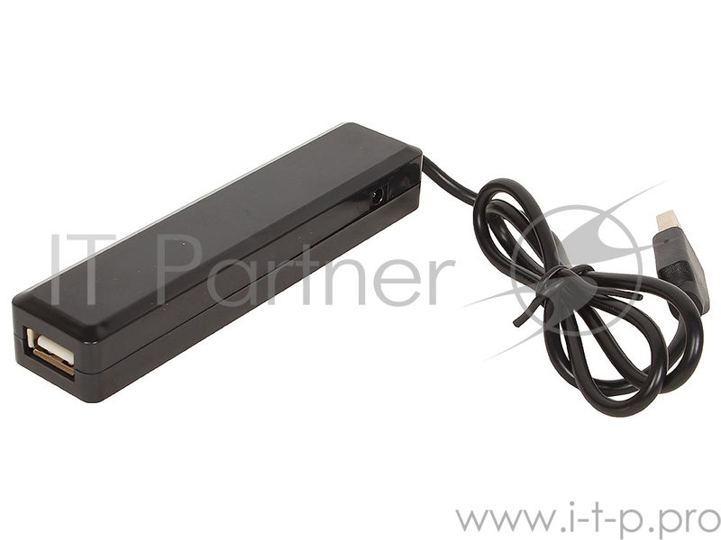 Концентратор USB 2.0 ORIENT KE-720, USB 2.0 HUB 7 Ports, c блоком питания-зарядником 1xUSB (5В, 1А),