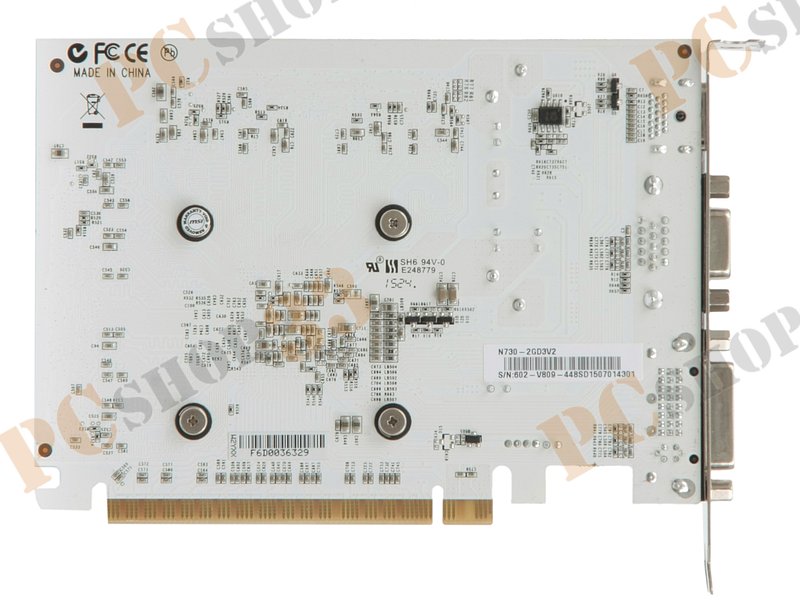 Видеокарта MSI N730-2GD3V2 2ГБ (GeForce GT 730, DDR3, D-Sub, DVI, HDMI) (PCI-E)