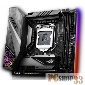 Мат. плата Socket1151 ASUS ROG STRIX Z390-I GAMING (iZ390, 2xDDR4, M.2, SATA III, RAID, PCI-E, HDMI, DP, 1Гбит LAN, WiFi, BT, USB3.1, mini-ITX)