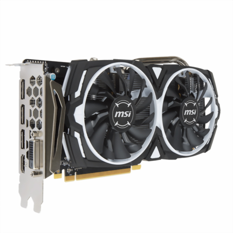 Видеокарта PCIE16 RX 570 8GB GDDR5 RX 570 ARMOR 8G MSI