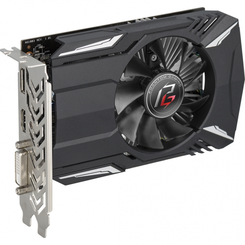 Видеокарта 4Gb PCI-E ASRock Phantom Gaming Radeon RX560 4G RX560, GDDR5, 128bit, DVI, HDMI, DP, R
