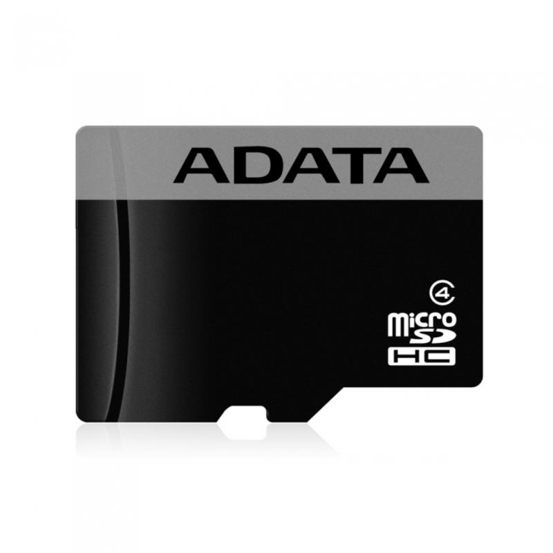 Карта памяти 32GB MicroSDHC Class 4 ADATA + адаптер SD