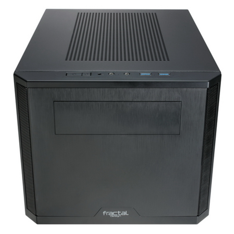 Корпус Fractal Design Core 500 черный без БП miniITX 2x120mm 2x140mm 2xUSB3.0 audio bott PSU