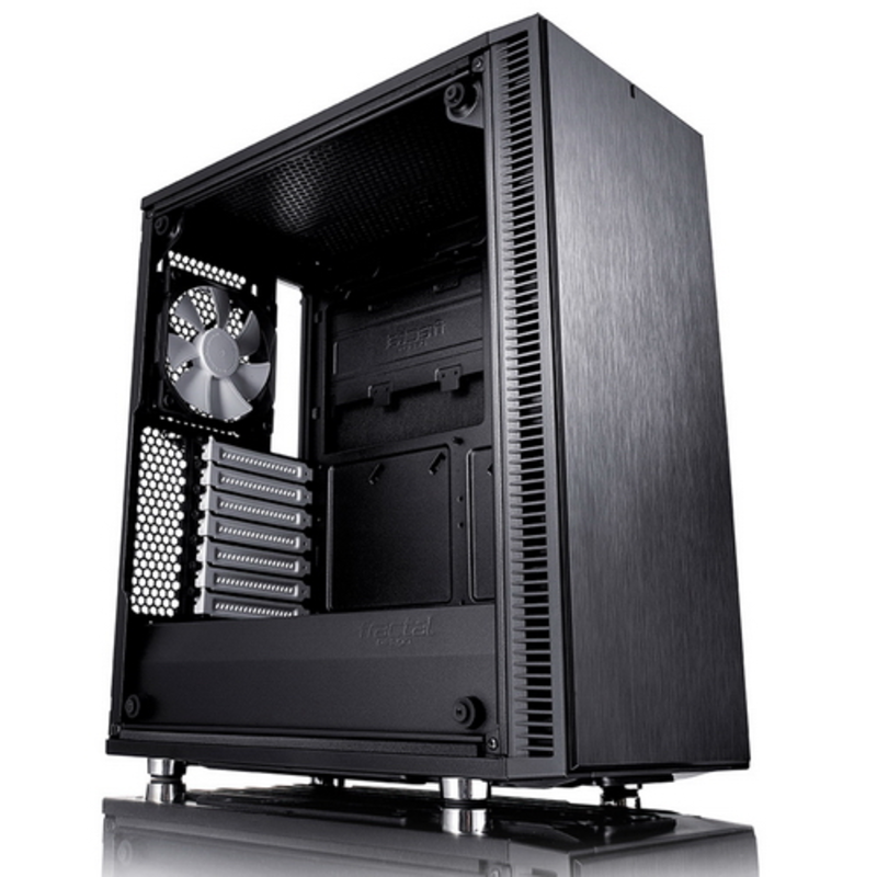 Корпус Fractal Design Define C TG Black ATX, mATX, Mini-ITX, Midi-Tower, без БП, с окном, 2xUSB 3.0, Audio