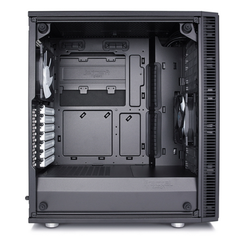 Корпус Fractal Design Define C TG Black ATX, mATX, Mini-ITX, Midi-Tower, без БП, с окном, 2xUSB 3.0, Audio