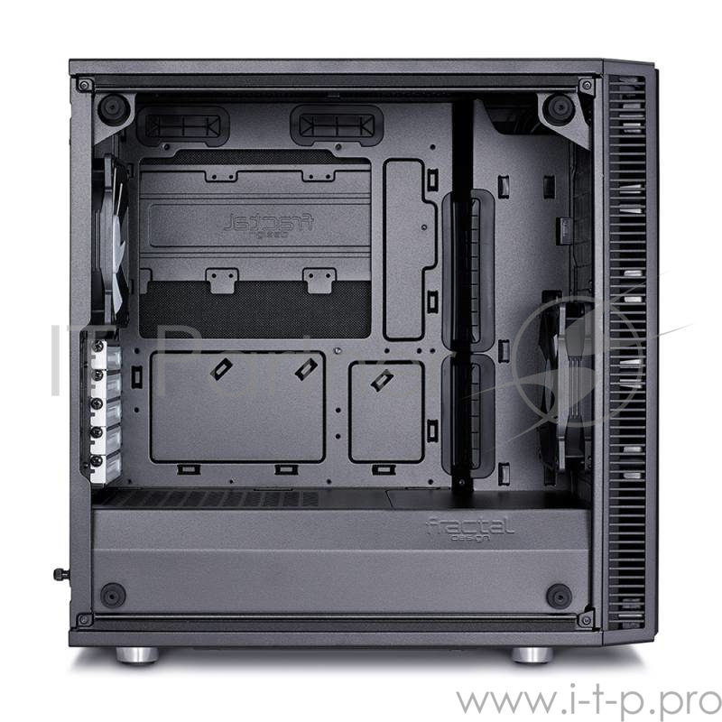 Корпус Fractal Design Define Mini C TG черный без БП mATX 5x120mm 4x140mm 2xUSB3.0 audio bott PSU