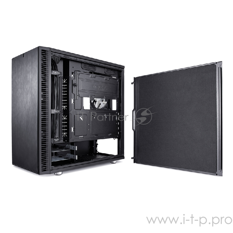 Корпус Fractal Design Define Mini C TG черный без БП mATX 5x120mm 4x140mm 2xUSB3.0 audio bott PSU