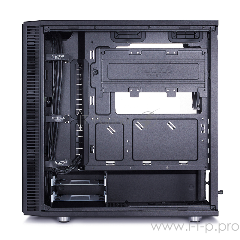 Корпус Fractal Design Define Mini C TG черный без БП mATX 5x120mm 4x140mm 2xUSB3.0 audio bott PSU