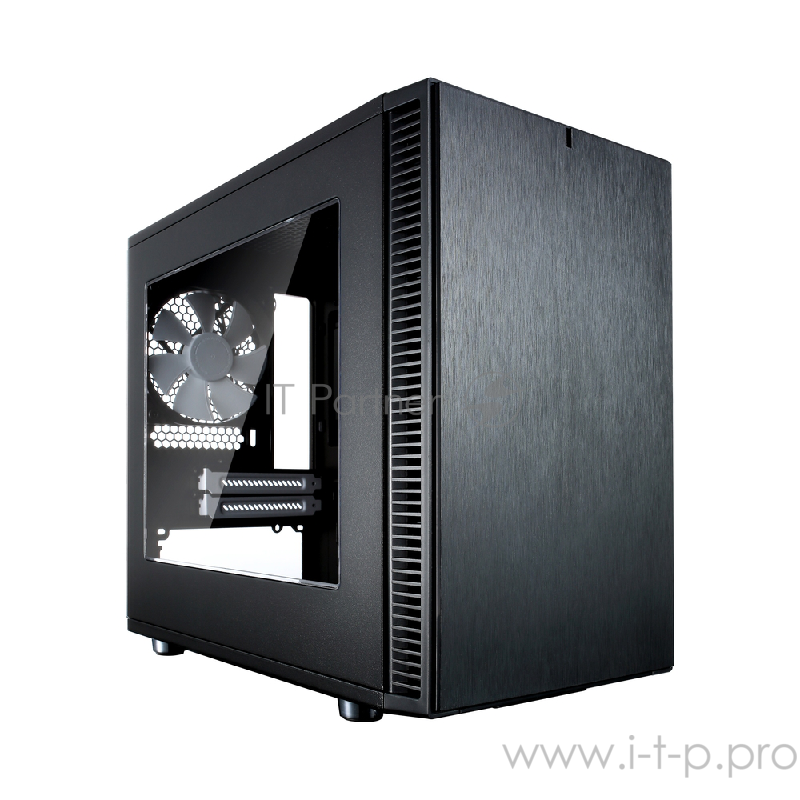 Корпус Fractal Design Define Nano S Window черный без БП miniITX 4x120mm 3x140mm 2xUSB3.0 audio bott