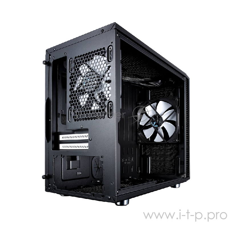 Корпус Fractal Design Define Nano S Window черный без БП miniITX 4x120mm 3x140mm 2xUSB3.0 audio bott