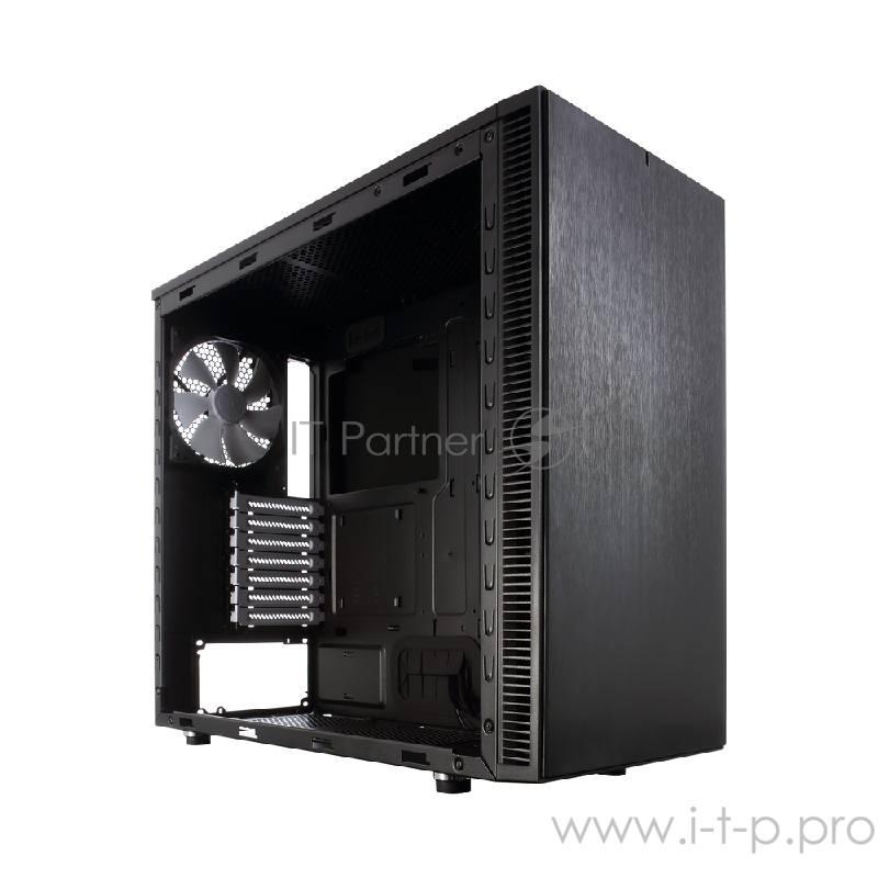 Корпус Fractal Design Define S черный/черный w/o PSU ATX 9x120mm 9x140mm 1x180mm 2xUSB3.0 audio bott