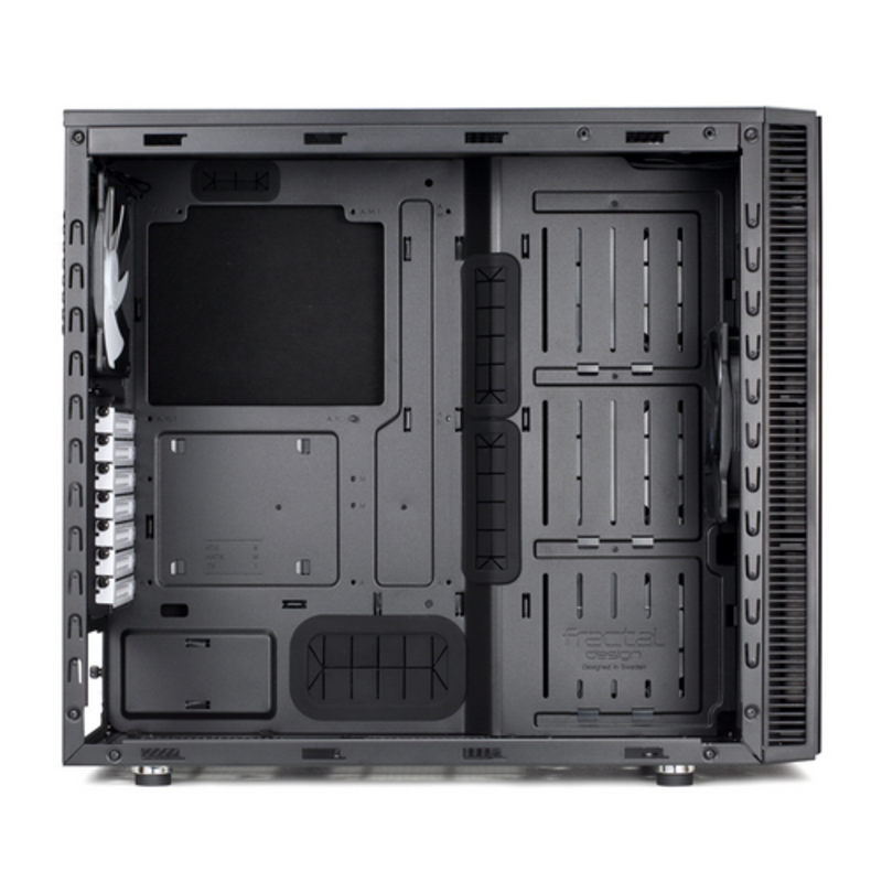 Корпус Fractal Design Define S черный/черный w/o PSU ATX 9x120mm 9x140mm 1x180mm 2xUSB3.0 audio bott