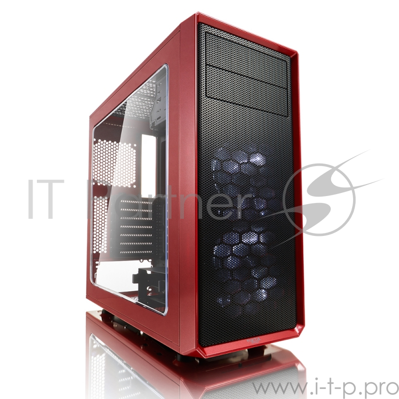 Корпус Fractal Design Focus G Red ATX, mATX, Mini-ITX, Midi-Tower, без БП, с окном, USB 2.0, USB 3.0, Audio