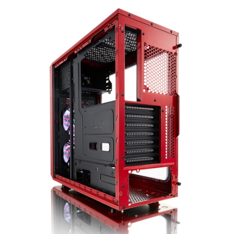 Корпус Fractal Design Focus G Red ATX, mATX, Mini-ITX, Midi-Tower, без БП, с окном, USB 2.0, USB 3.0, Audio