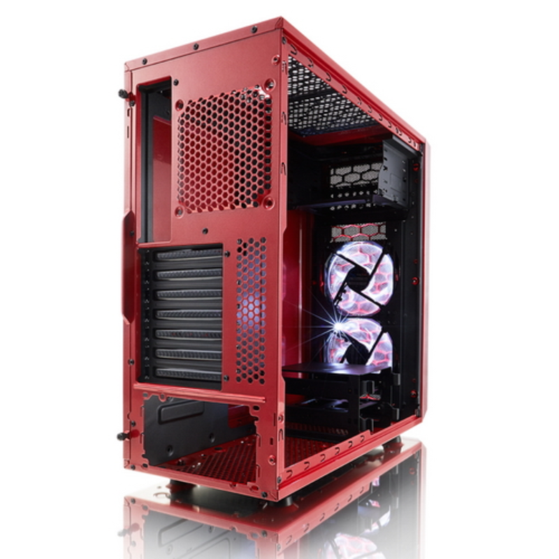 Корпус Fractal Design Focus G Red ATX, mATX, Mini-ITX, Midi-Tower, без БП, с окном, USB 2.0, USB 3.0, Audio