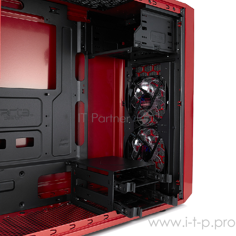 Корпус Fractal Design Focus G Red ATX, mATX, Mini-ITX, Midi-Tower, без БП, с окном, USB 2.0, USB 3.0, Audio