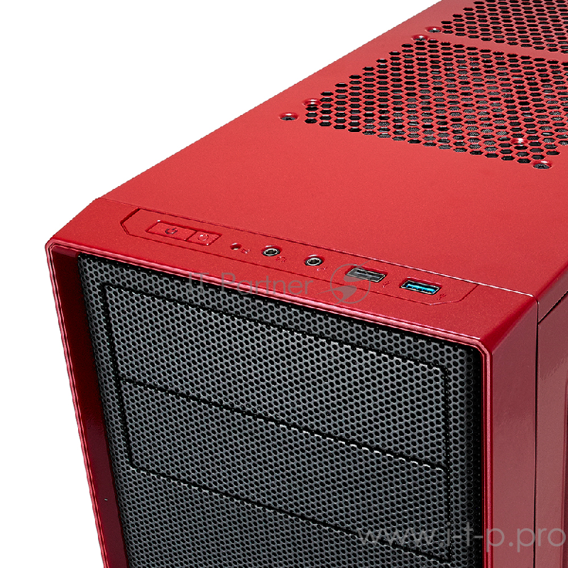 Корпус Fractal Design Focus G Red ATX, mATX, Mini-ITX, Midi-Tower, без БП, с окном, USB 2.0, USB 3.0, Audio
