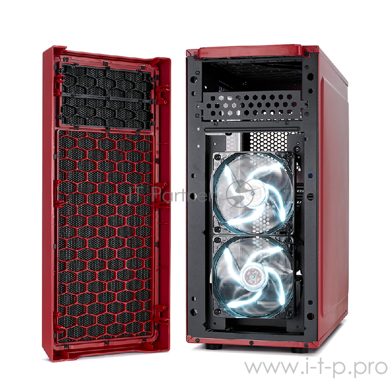 Корпус Fractal Design Focus G Red ATX, mATX, Mini-ITX, Midi-Tower, без БП, с окном, USB 2.0, USB 3.0, Audio