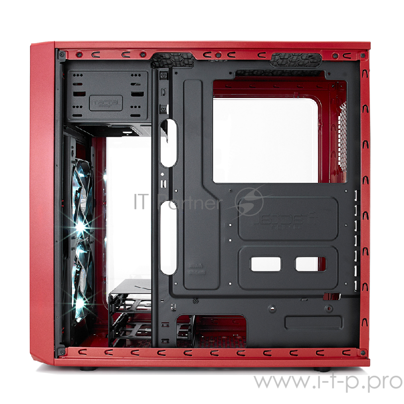 Корпус Fractal Design Focus G Red ATX, mATX, Mini-ITX, Midi-Tower, без БП, с окном, USB 2.0, USB 3.0, Audio