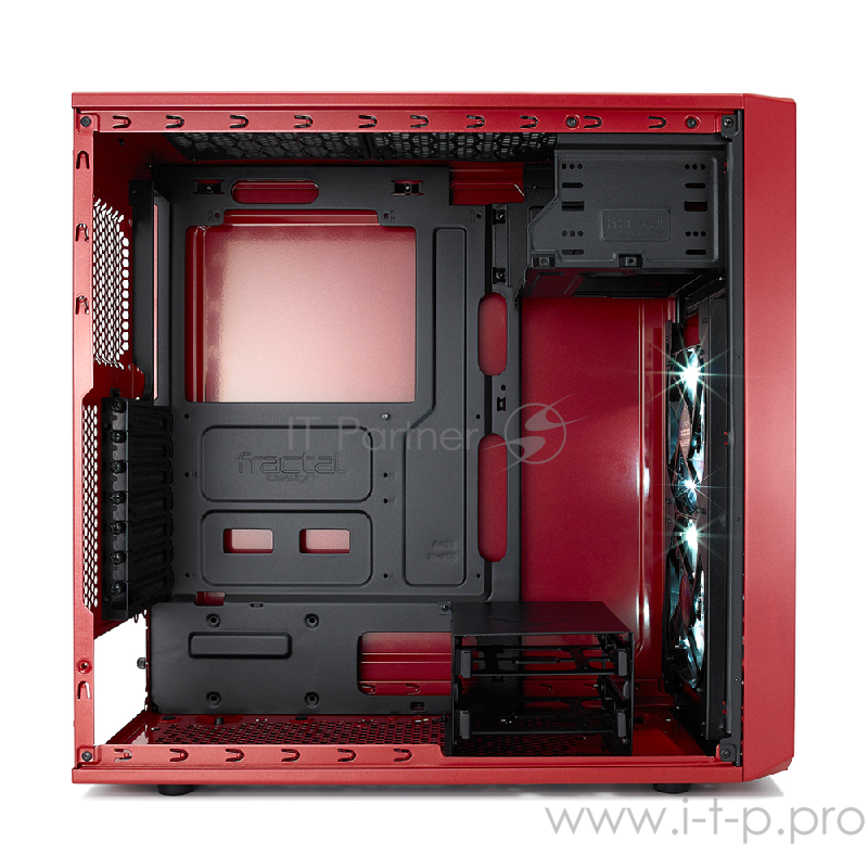 Корпус Fractal Design Focus G Red ATX, mATX, Mini-ITX, Midi-Tower, без БП, с окном, USB 2.0, USB 3.0, Audio