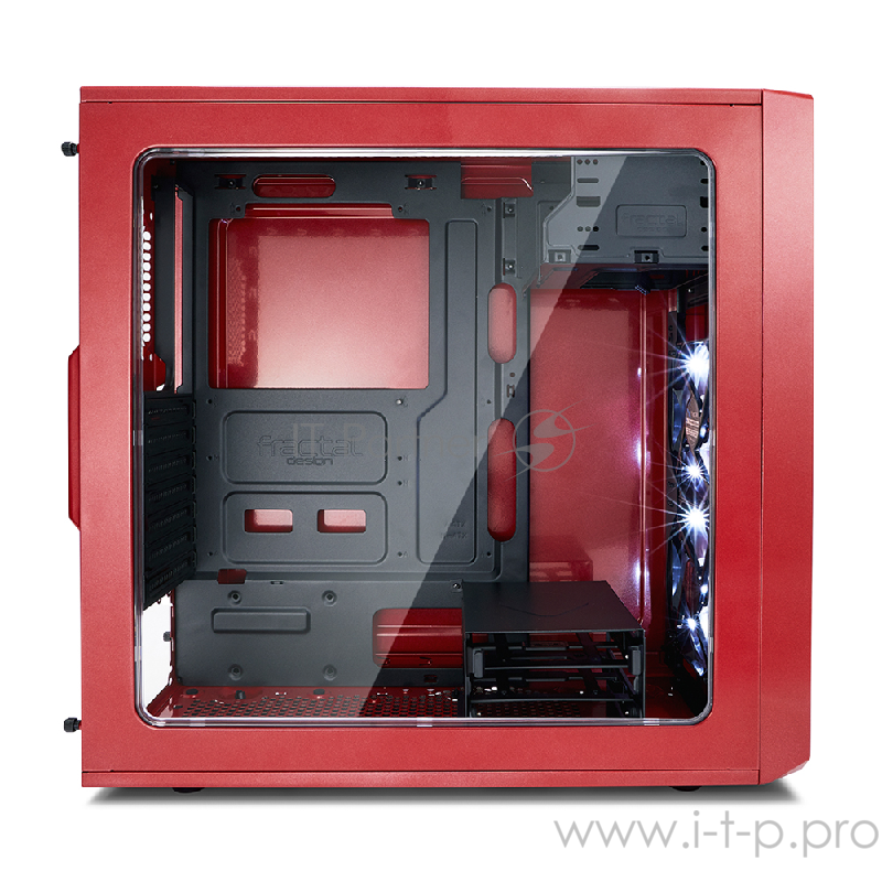 Корпус Fractal Design Focus G Red ATX, mATX, Mini-ITX, Midi-Tower, без БП, с окном, USB 2.0, USB 3.0, Audio