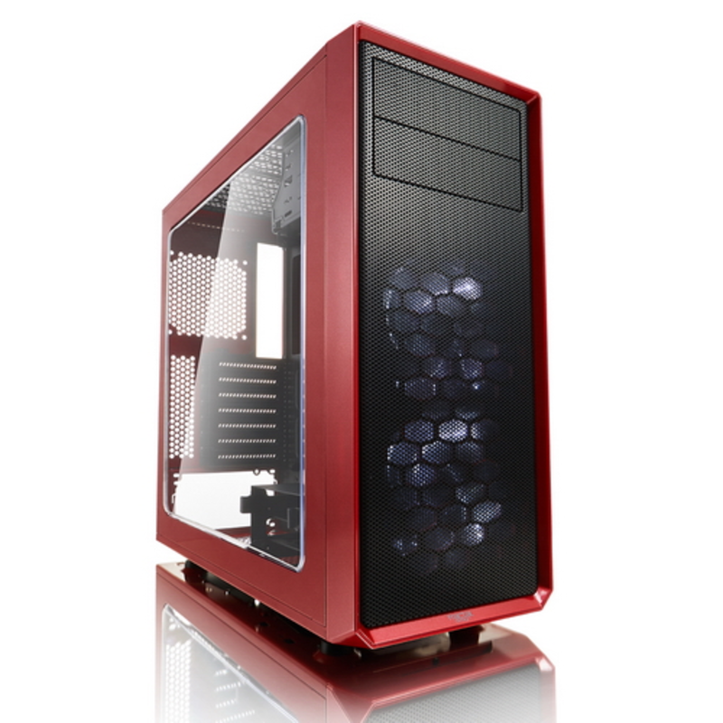 Корпус Fractal Design Focus G Red ATX, mATX, Mini-ITX, Midi-Tower, без БП, с окном, USB 2.0, USB 3.0, Audio