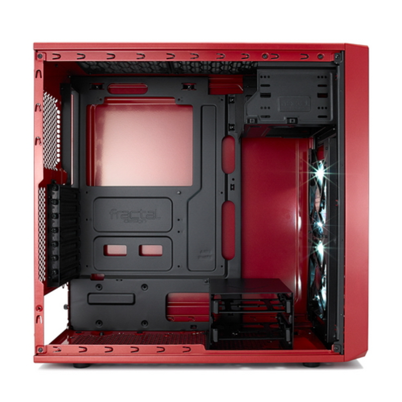 Корпус Fractal Design Focus G Red ATX, mATX, Mini-ITX, Midi-Tower, без БП, с окном, USB 2.0, USB 3.0, Audio