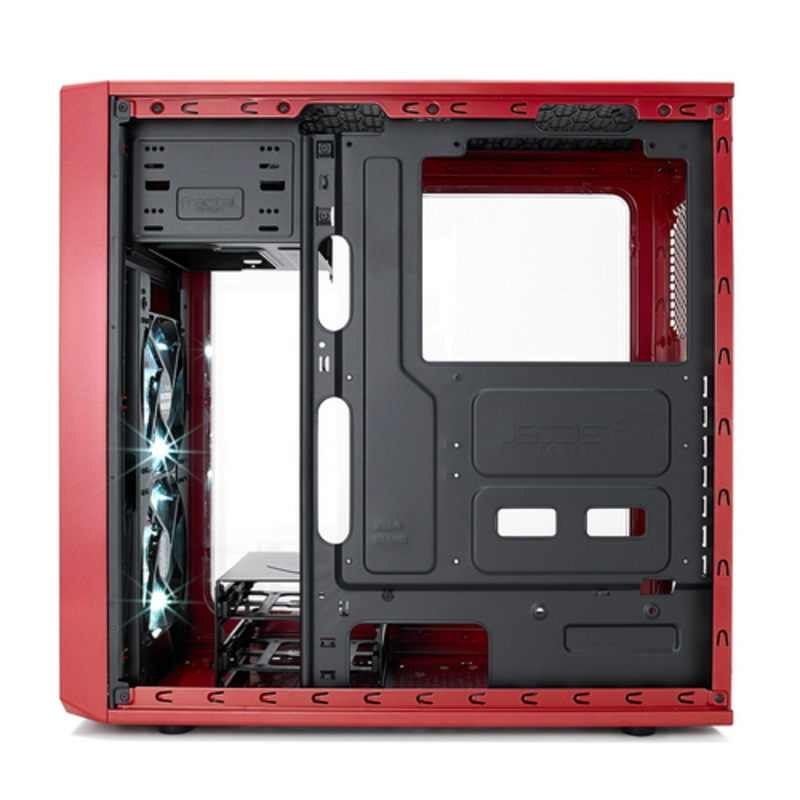 Корпус Fractal Design Focus G Red ATX, mATX, Mini-ITX, Midi-Tower, без БП, с окном, USB 2.0, USB 3.0, Audio
