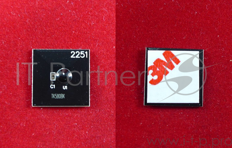 Чип для Kyocera FS-C5150DN, P6021CDN (TK580K) Black 3.5K (ELP,)