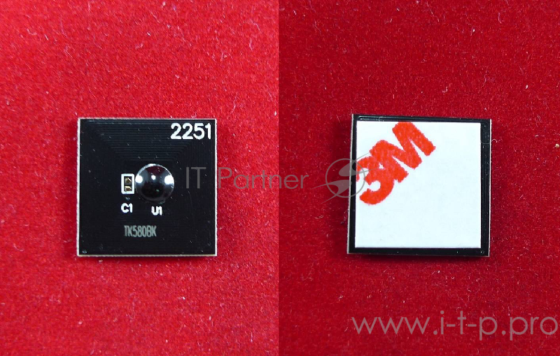 Чип для Kyocera FS-C5150DN, P6021CDN (TK580K) Black 3.5K (ELP,)