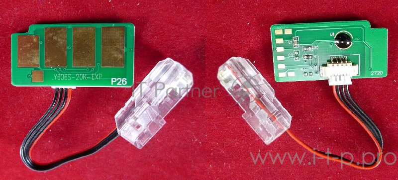 Чип Samsung CLX-9350ND (CLT-Y606S) Yellow 20K (ELP,)