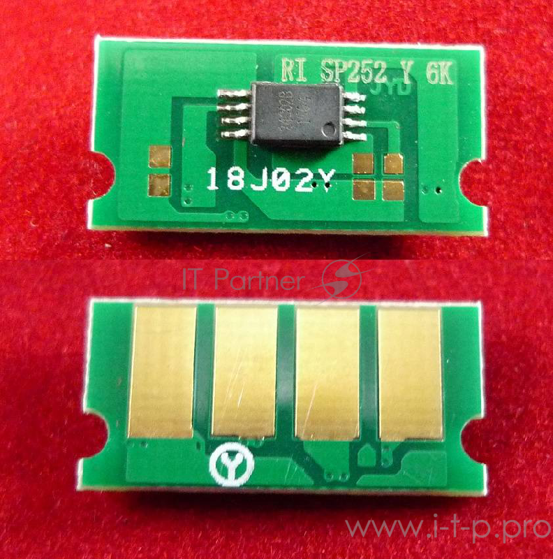 Чип Ricoh Aficio SP C252Dn/C252Sf/C262Dnw/C262Sf Yellow 6K (SPC252HE) ELP Imaging®