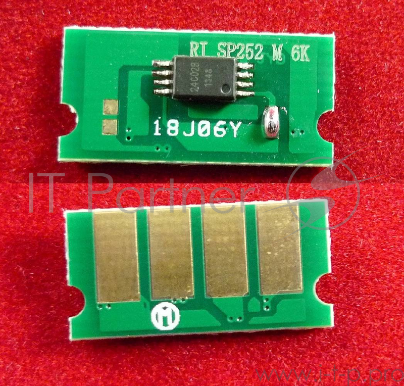 Чип Ricoh Aficio SP C252Dn/C252Sf/C262Dnw/C262Sf Magenta 6K (SPC252HE) ELP Imaging®