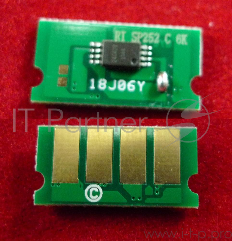 Чип Ricoh Aficio SP C252Dn/C252Sf/C262Dnw/C262Sf Cyan 6K (SPC252HE) ELP Imaging®