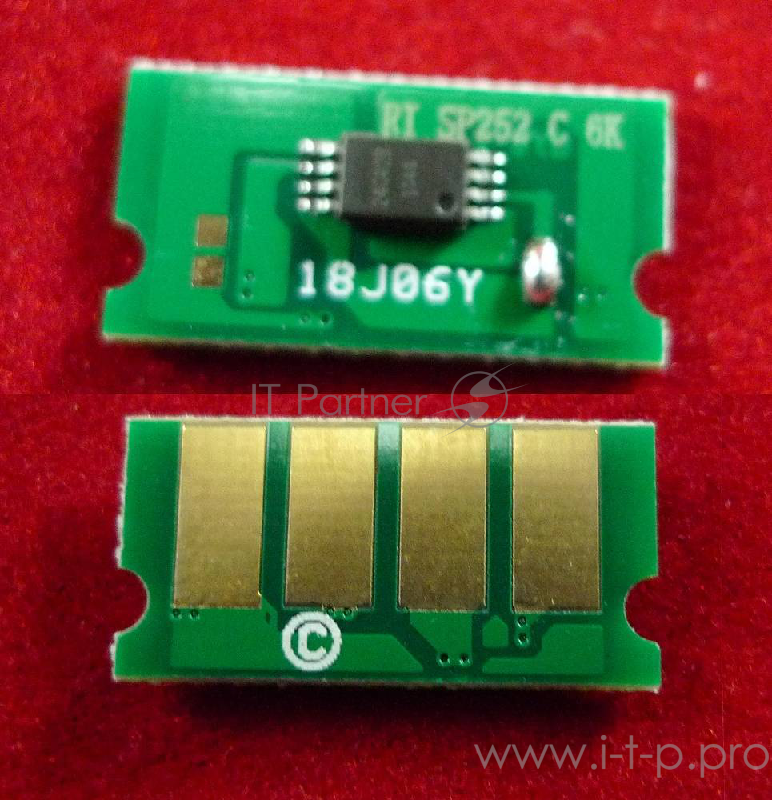 Чип Ricoh Aficio SP C252Dn/C252Sf/C262Dnw/C262Sf Cyan 6K (SPC252HE) ELP Imaging®