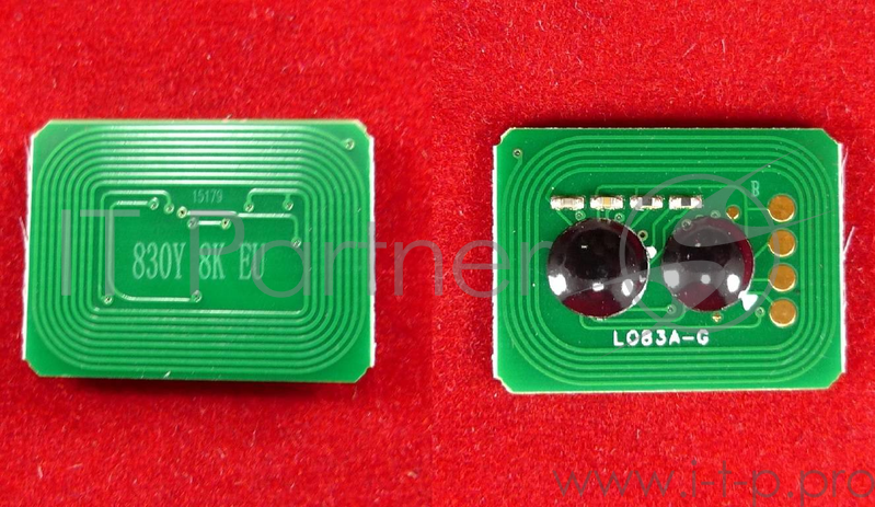 Чип OKI C810, Yellow, 8K (ELP,)