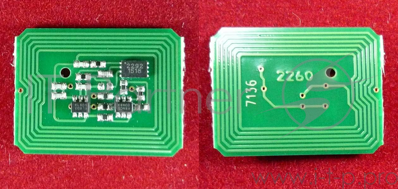 Чип OKI 9655 Black 22,5K (43837136) (ELP,)