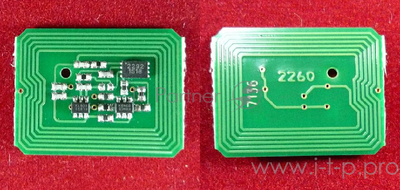 Чип OKI 9655 Black 22,5K (43837136) (ELP,)