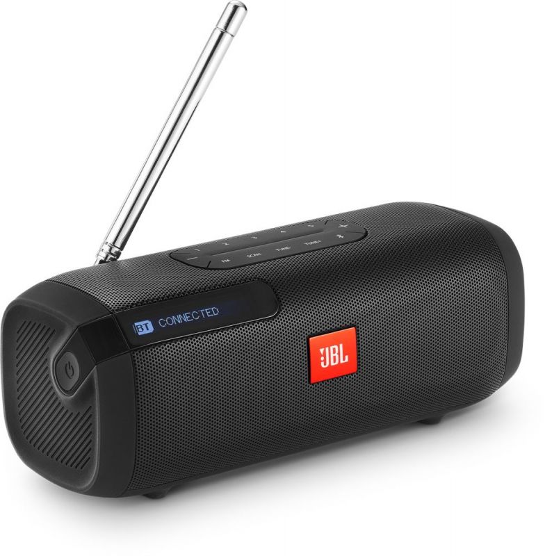 Колонка порт. JBL Tuner черный 5W 1.0 BT (JBLTUNERFMBLKRU)