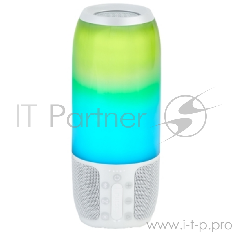 Колонка порт. JBL Pulse 3 белый 20W 2.0 BT/3.5Jack 10м 6000mAh (JBLPULSE3WHTEU)