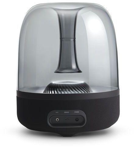 Колонка порт. Harman Kardon Aura Studio 2 черный 30W 2.1 BT/3.5Jack (HKAURASTUDIO2BLKEU)
