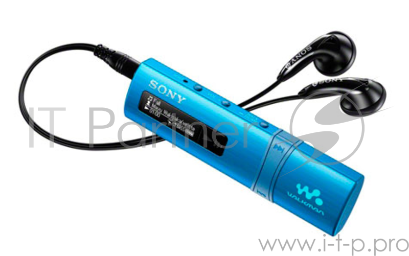 Плеер Flash Sony NWZ-B183FL.EE 4Gb голубой/FM