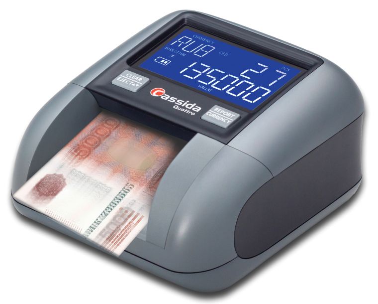 Детектор банкнот Cassida Quartto V автоматический рубли
