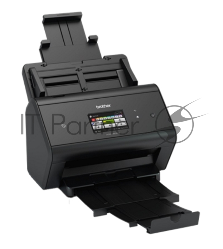 Сканер Brother ADS-2800W сетевой (A4, 600x600 т/д, 30 стр/60 стр, Duplex) USB, GB Ethernet , WiFi, B