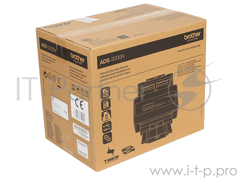 Сканер Brother ADS-3000N (ADS3000NUX1)